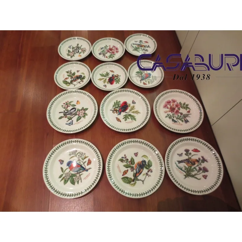 Portmeirion Botanic Garden Birds Servizio Piatti 18 Pz Miglior Prezzo