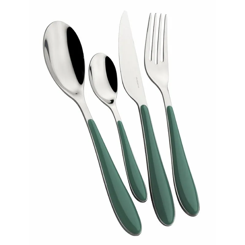 Bugatti Set Posate Colorate Gioia 24 Pz Verde Celadon Acquista Ora