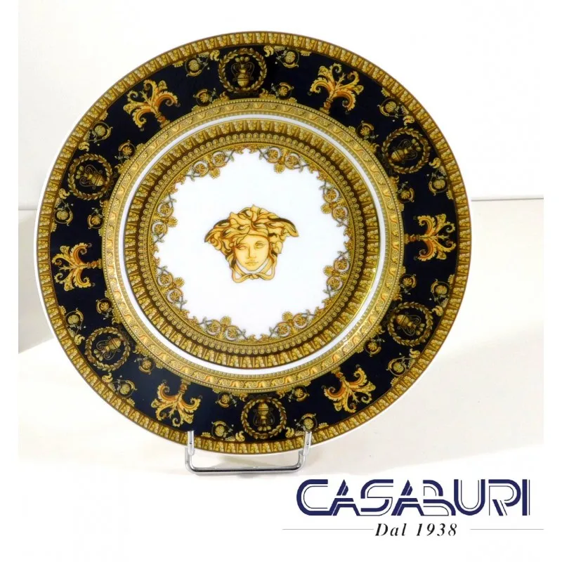 Affare Versace Baroque Nero Piatto Piano 18 cm
