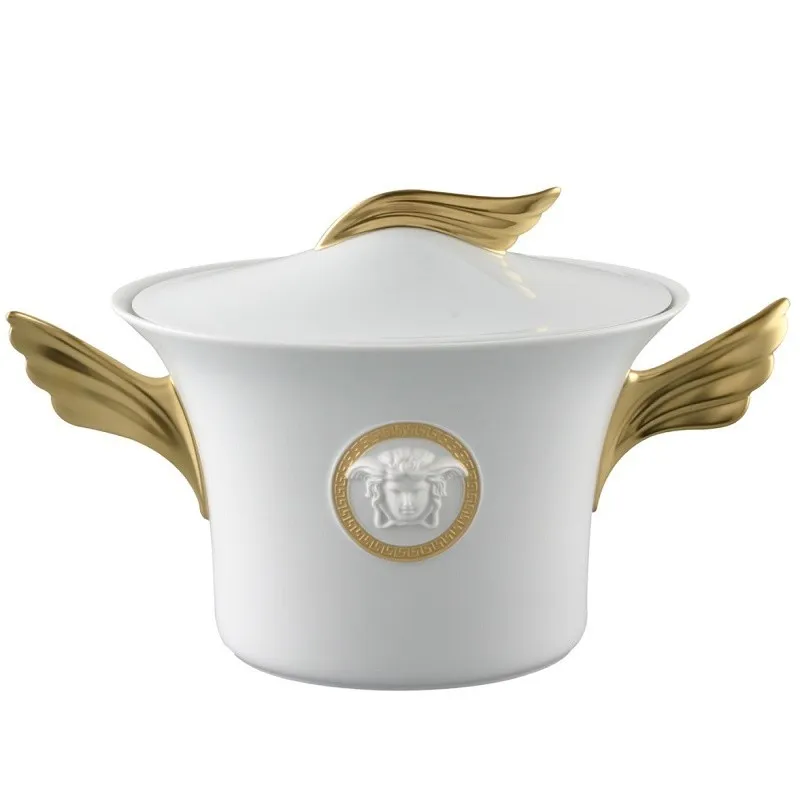 A Buon Prezzo Versace Medaillon Meandre D‘Or Zuppiera