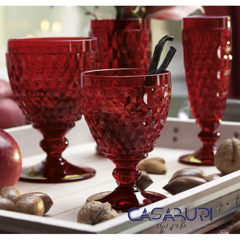 Villeroy & Boch Boston Coloured Servizio Bicchieri Rosso 18 Pz Prezzo Di Fabbrica