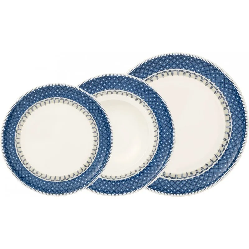 Villeroy & Boch Casale Blu Servizio Piatti 36 Pz Consegna Rapida