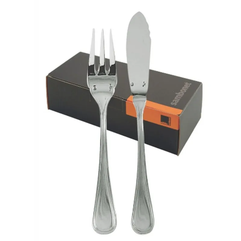 Ultimissimo Modello Sambonet Contour Servizio Posate Pesce 24 Pz 52501-88