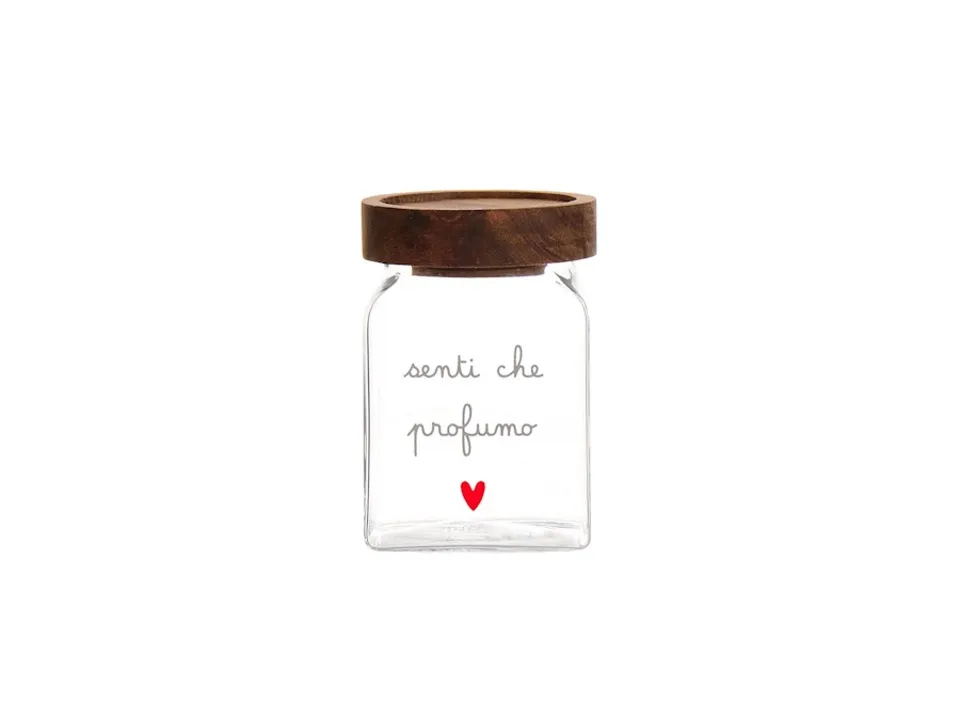 Barattolo senti che profumino 6x6x9 cm Professionale