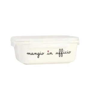 Contenitore mangio in ufficio - tg. l 19.5x14.5x6 cm Non Perdere