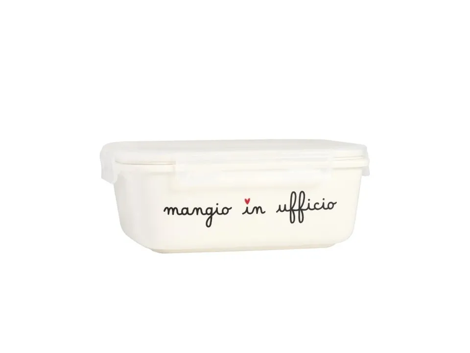 Contenitore mangio in ufficio - tg. l 19.5x14.5x6 cm Non Perdere