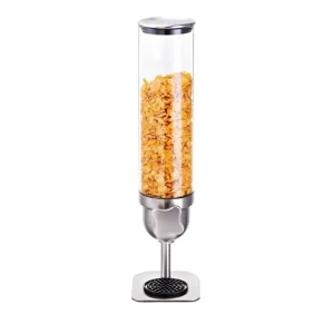 Dispenser cereali in vetro e acciaio, 1,8 lt Non Perdere