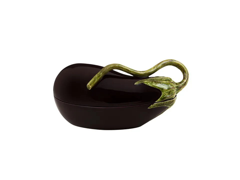 Berigela, scatola melanzana 31,5 cm Ultime Pezzi