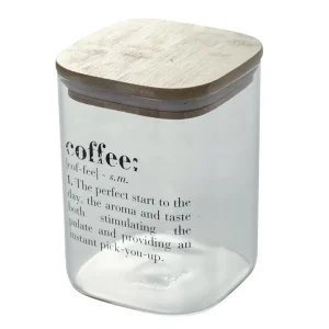 Victionary coffee barattolo in vetro con coperchio in bamboo 1l Soddisfatti O Rimborsati