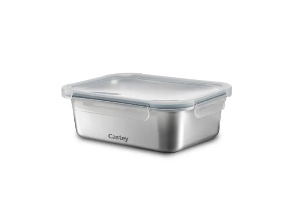 Prezzo Ridotto Contenitore rettangolare per microonde in acciaio inox - 800 ml