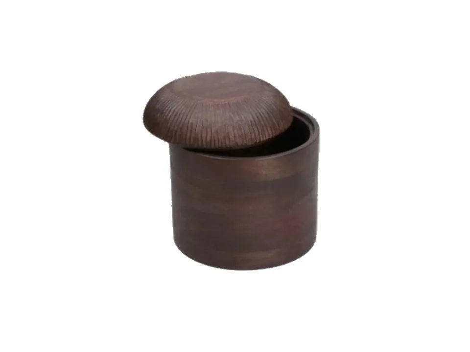 Perseo, contenitore grande legno di mango - ø15x15.5h cm Scelto Dai Clienti