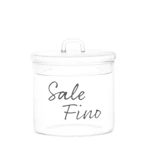 Barattolo sale fino in nero, ø 12 cm Direttamente Dal Produttore
