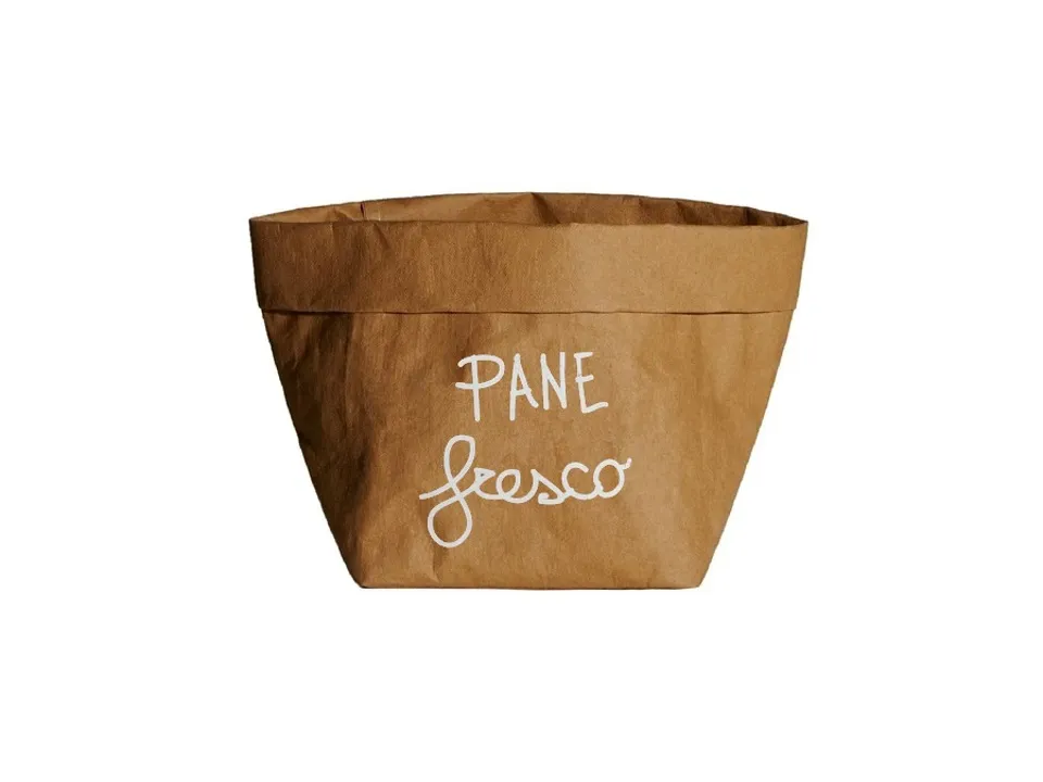 Pane fresco, contenitore in cellulosa 15x15 avana Spedito Oggi