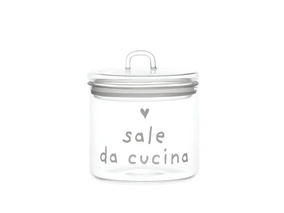 Scelto Dai Clienti Barattolo in vetro sale da cucina, ø 12 cm