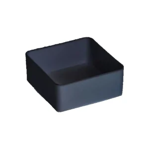 Soddisfatti O Rimborsati Tegamino quadrato, 15x15x6 cm, nero