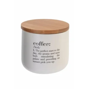 Scelto Dai Clienti Victionary shades barattolo caffè in bone china con coperchio in bamboo 500 ml