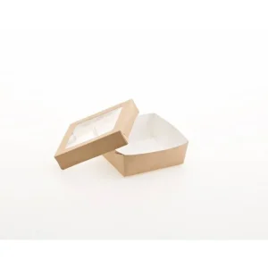 Prezzo Ridotto Box finestra avana/b.co cm18x18x4h, 20 pz