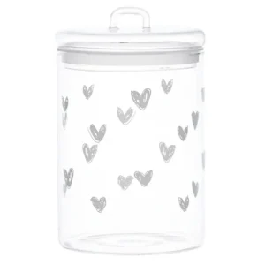 Barattolo tappezzeria cuori, ø 12 cm Compra Online