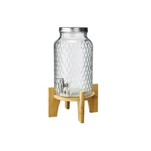 Jar con base in bamboo, 41x23x23 cm Prezzo Conveniente