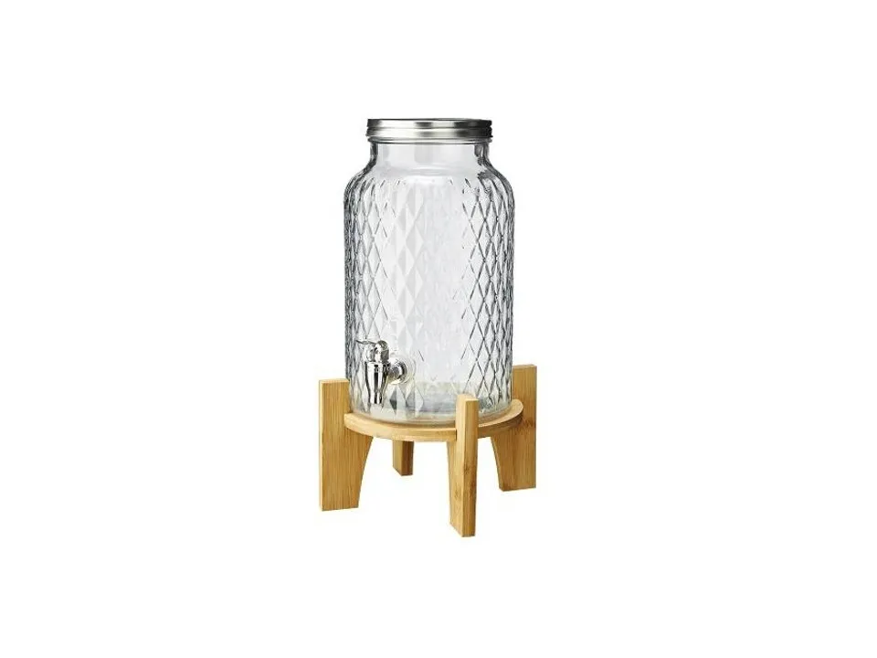 Jar con base in bamboo, 41x23x23 cm Prezzo Conveniente