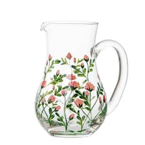 Ancora più flora, brocca con fiori rosa 2,5 l Offerta Limitata