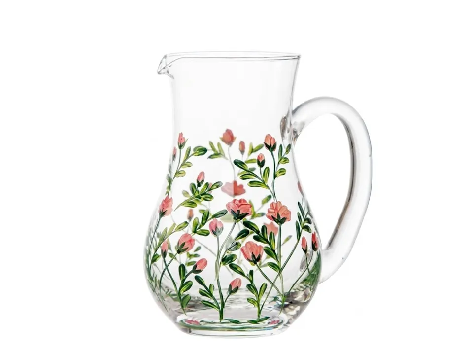 Ancora più flora, brocca con fiori rosa 2,5 l Offerta Limitata