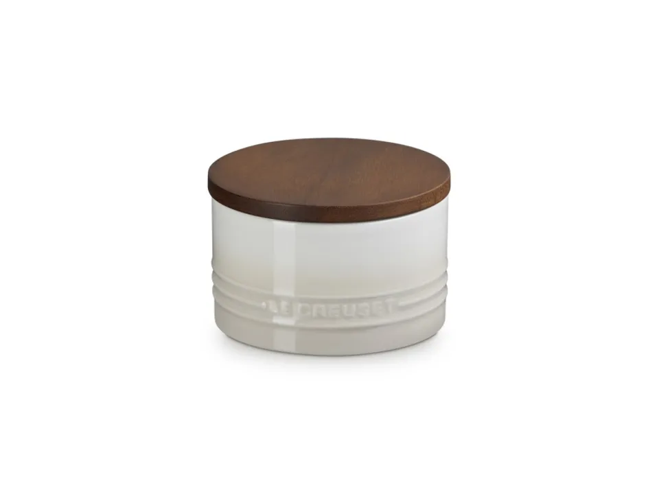 Direttamente Dal Produttore Evolution, barattolo in gres vetrificato con coperchio in legno 0,47 lt - meringue