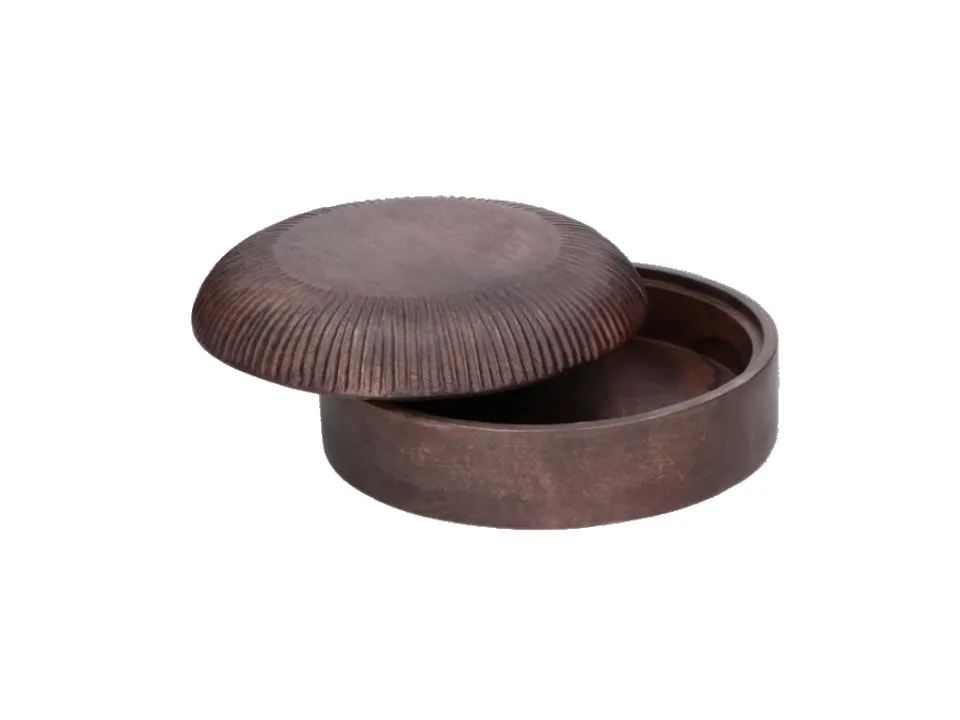 Solo Oggi Perseo, contenitore largo legno di mango - ø18x6.5h cm