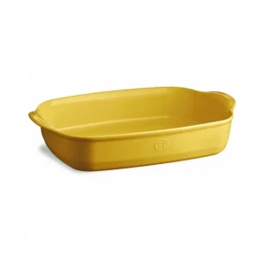 Ultime Pezzi Pirofila rettangolare grande jaune-giallo, 42,5 cm