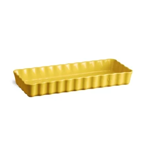 Offerta Limitata Tortiera rettangolare lunga giallo senape, 36,5 cm
