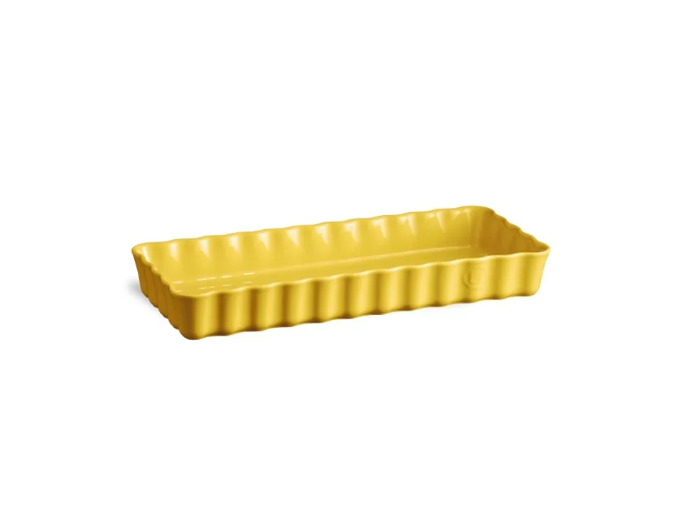 Offerta Limitata Tortiera rettangolare lunga giallo senape, 36,5 cm