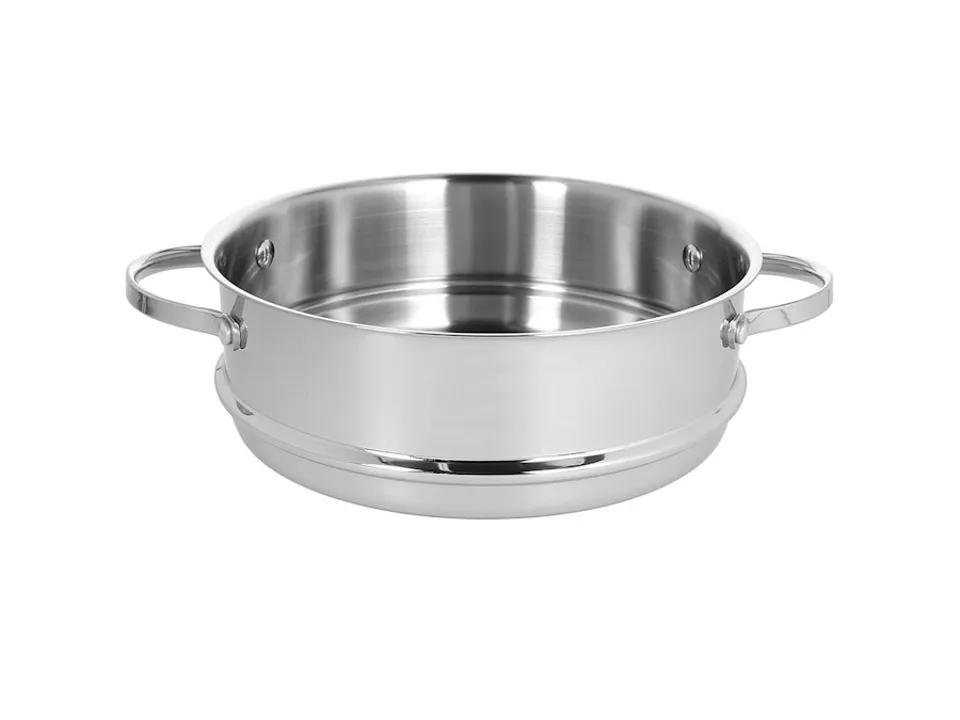 Spedito Oggi Luxury design, vaporiera 24 cm in acciaio inox