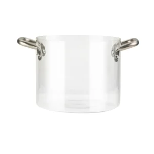 The glass pot, pentola in vetro borosilicato ø 24 cm Nuova Collezione