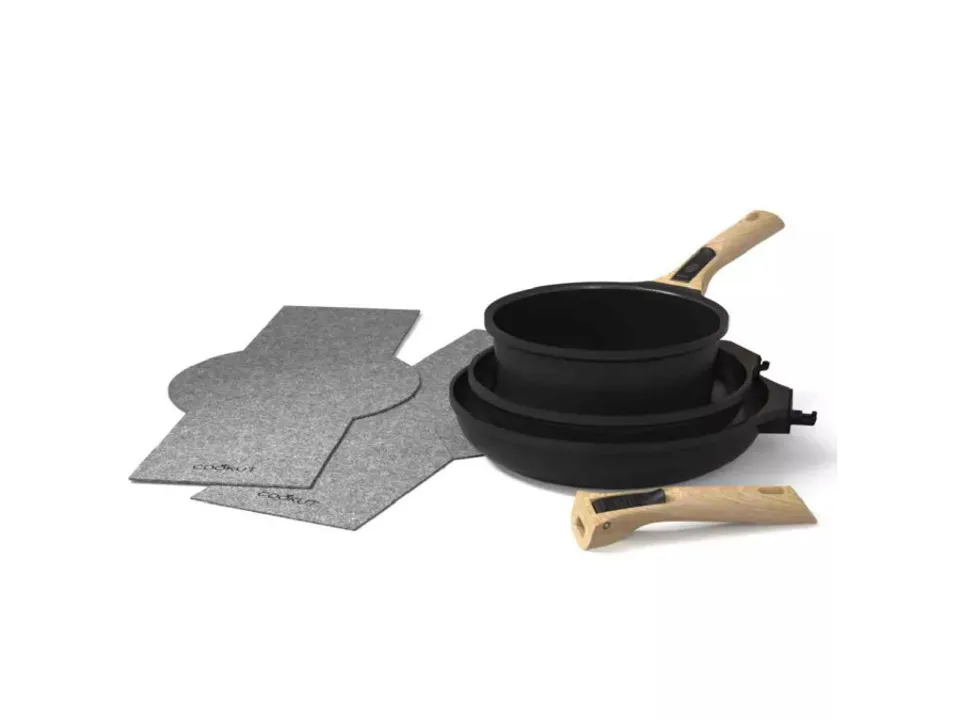 Più Venduto Kit cucina con manico amovibile-grafite