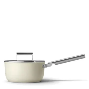 Ultima Occasione Casseruola a un manico con coperchio, 50‘s style, ø 20 cm, panna