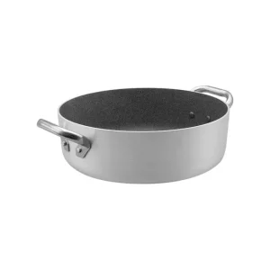 Casseruola antiaderente induzione sharkskin bassa in alluminio 3mm 2 maniglie - ø20 Compra Oggi Stesso