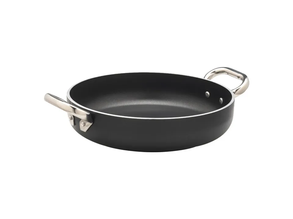 Offerta Limitata Tegame antiaderente induzione alblack in alluminio 5mm 2 maniglie - 28 cm