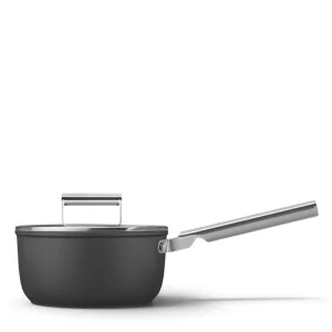 Casseruola a un manico con coperchio, 50‘s style, ø 20 cm, nero Promozione