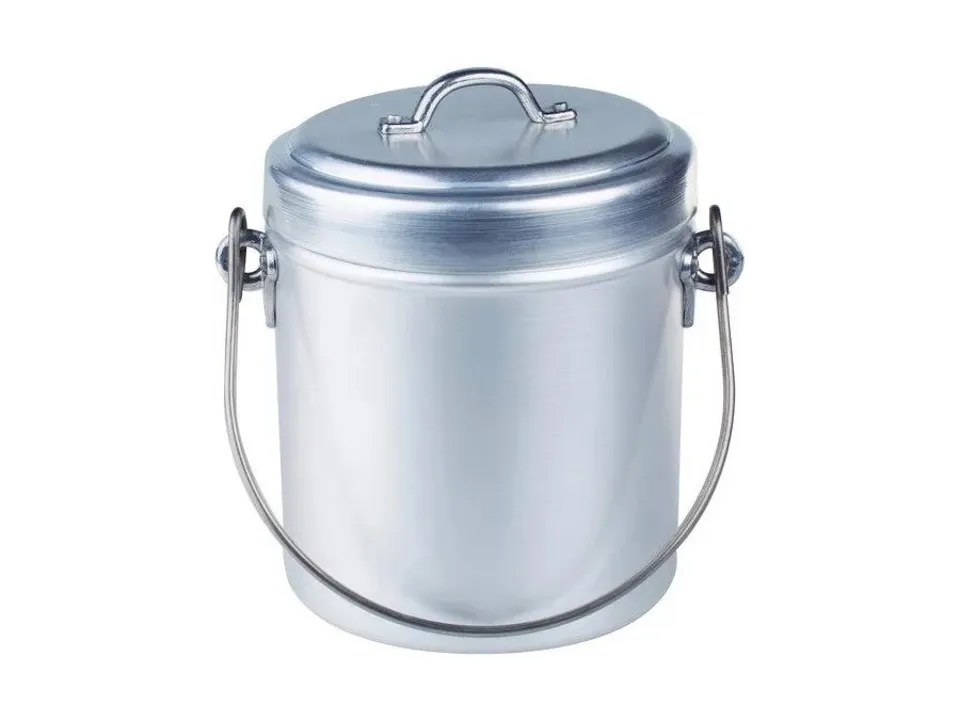Sconto Bollitore latte pentolino con coperchio in alluminio, ø 14 cm
