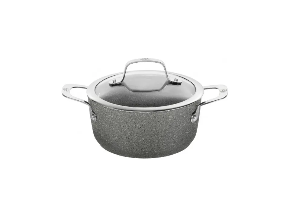 Casseruola 2 manici con coperchio salina 24 cm Prezzo Di Fabbrica