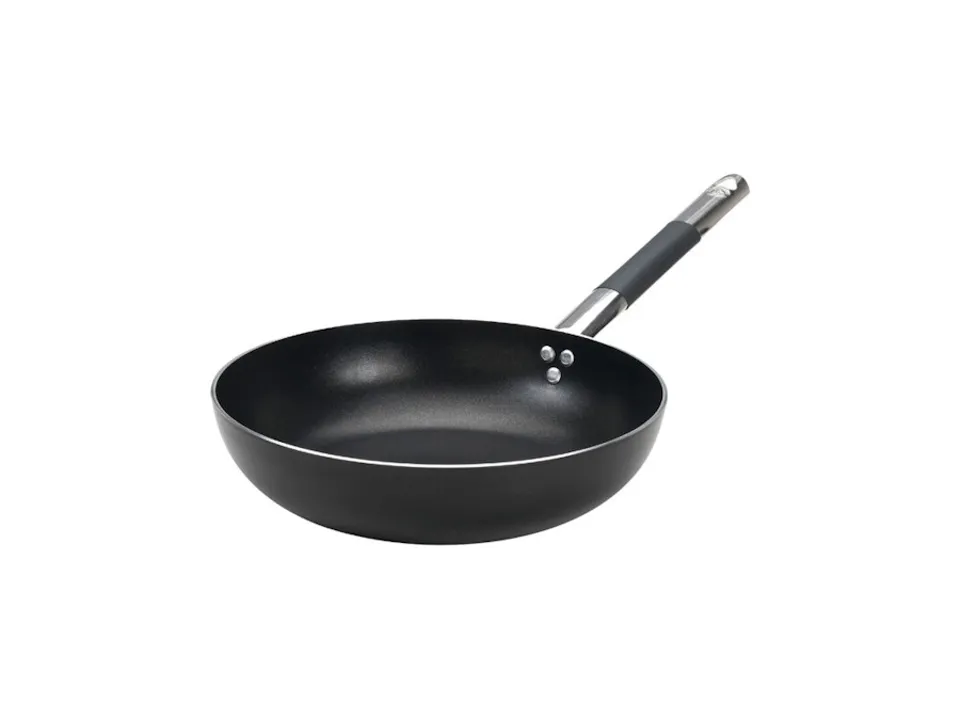 Padella antiaderente alblack svasata alta in alluminio 3mm 1 manico - ø28 Super Prezzo