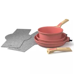 Sconto Kit cucina con manico amovibile-rosa cipria