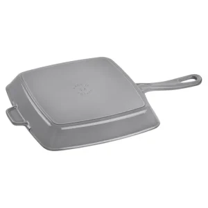 Non Perdere Grill con manico quadrato - 26 cm, grigio grafite