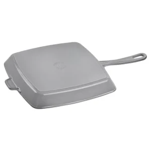 Pagamento Sicuro Grill con manico quadrato - 30 cm, grigio grafite