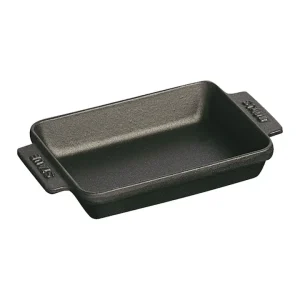 Pirofila rettangolare 15 x 11 cm - nero A Buon Prezzo