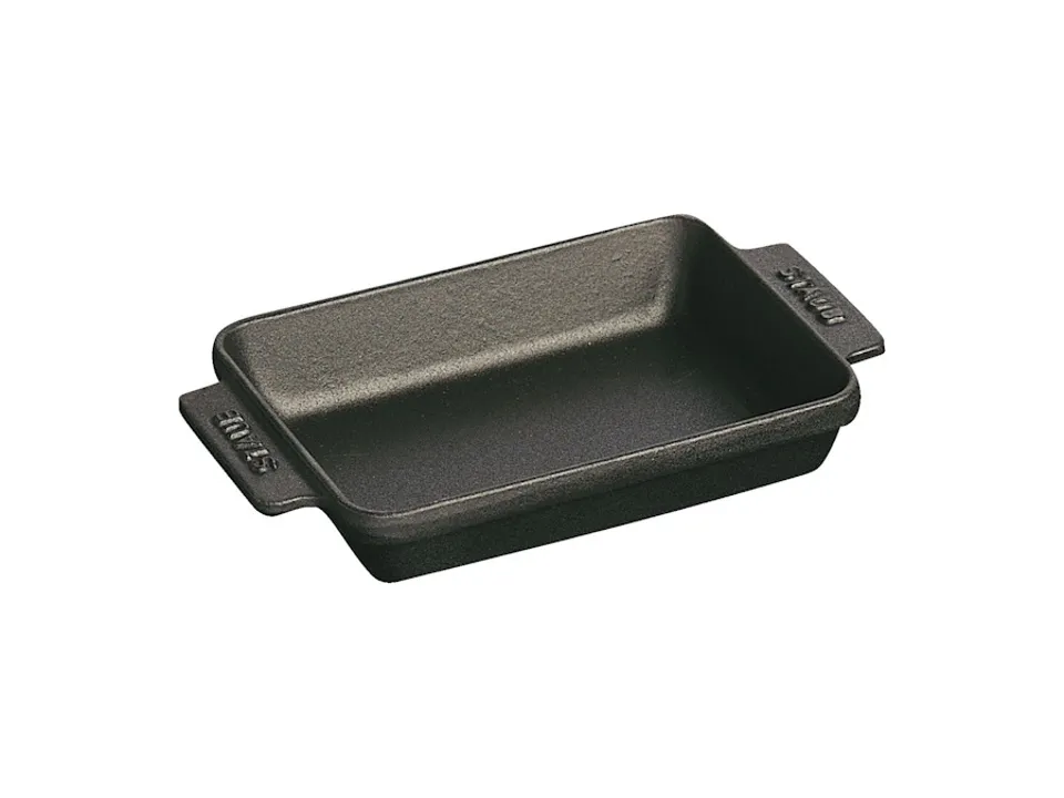 Pirofila rettangolare 15 x 11 cm - nero A Buon Prezzo