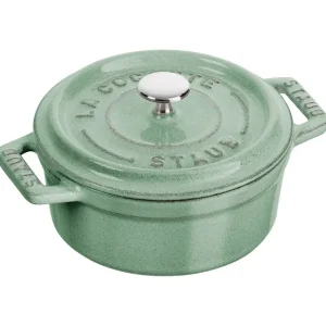 Mini cocotte 10 cm salvia in ghisa Quantità Limitata