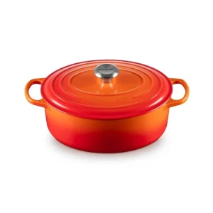 Evolution, cocotte ovale 29 cm in ghisa vetrificata - arancio Solo Oggi