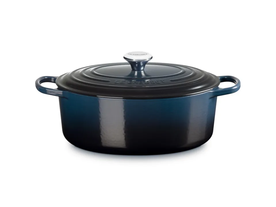 Professionale Evolution, cocotte ovale 31 cm in ghisa vetrificata - nuit