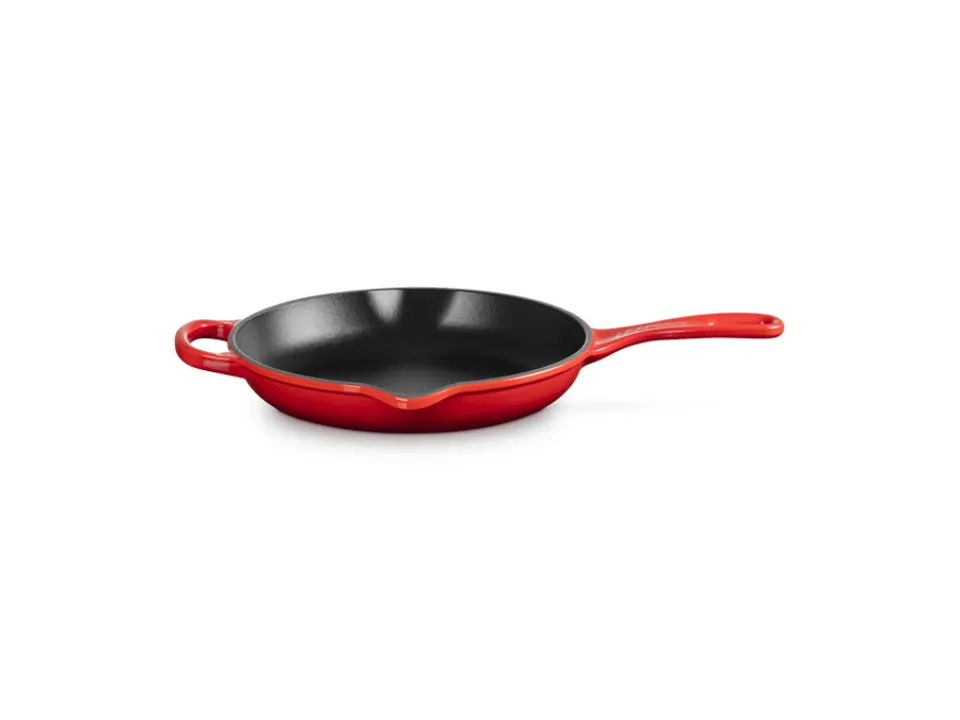 Evolution, padella doppio becco in ghisa vetrificata 23 cm - ciliegia Promozione